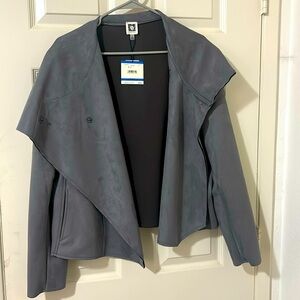 Grey Suede Anne Klein Jacket
